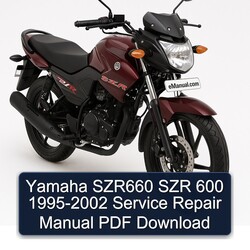 1995-2002 Yamaha SZR Models SZR660 600 Service Repair Workshop Manual PDF