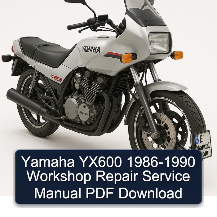 1986-1990 Yamaha YX600 Service Repair Workshop Manual PDF