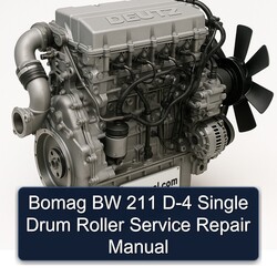 Deutz 2012 Bomag BW 211 D-4 Single Drum Roller Service Repair Workshop Manual PDF