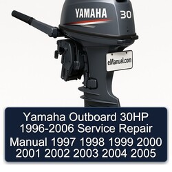 1996-2006 Yamaha Outboard 30HP Service Repair Workshop Manual PDF