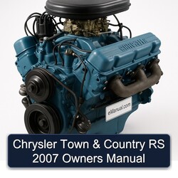 2007 Chrysler 300 Town Country RS Owners Owner's Manual PDF