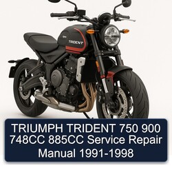 1991-1998 Triumph Trident 750 900 748CC 885CC Service Repair Workshop Manual PDF