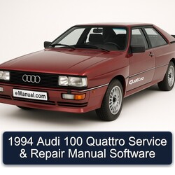 1994 Audi Quattro 100 Software Service Repair Workshop Manual PDF