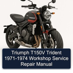 1971-1974 Triumph Trident T150V Service Repair Workshop Manual PDF