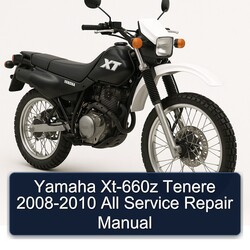 Yamaha Xt-660z Tenere 2008-2010 All Manual de servicio y reparación 