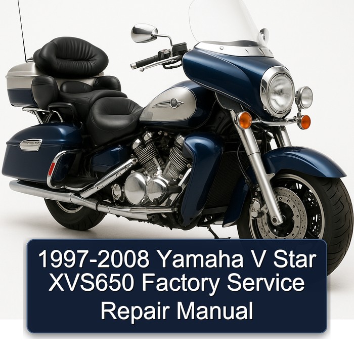 1997-2008 Yamaha Royal Star Venture V XVS650 Service Repair Workshop Manual PDF