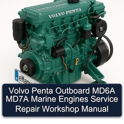 Volvo Penta Outboard MD6A MD7A Marine Engines Service Repair Workshop Manual PDF