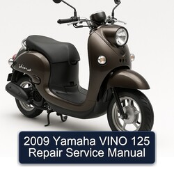 2009 Yamaha Vino Service Repair Workshop Manual PDF