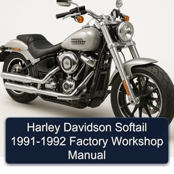 1991-1992 Harley Davidson Softail Service Repair Workshop Manual PDF