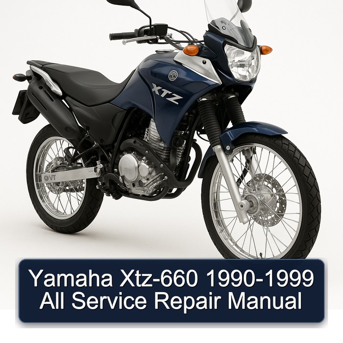 1990-1999 Yamaha XTZ Models XTZ-660 - All Service Repair Workshop Manual PDF