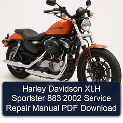 2002 Harley Davidson Sportster XLH 883 Service Repair Workshop Manual PDF