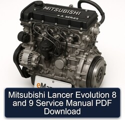 Mitsubishi Lancer Evolution 8 & 9 Servicehandbuch PDF Download