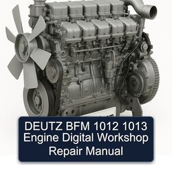 Deutz 1012 BFM 1013 Engine Digital Service Repair Workshop Manual PDF