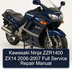 2006-2007 Kawasaki Ninja ZZR1400 ZX14 Service Repair Workshop Manual PDF