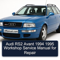 1994-1995 Audi RS2 Avant Service Repair Workshop Manual PDF