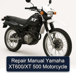 Repair Manual Yamaha XT600/XT 500 Motorcycle 