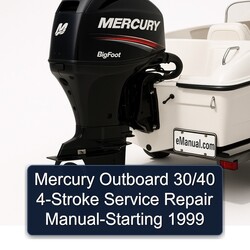 1999 Mercury Outboard 30/40 4-stroke -starting Service Repair Workshop Manual PDF