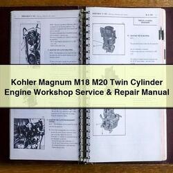 Briggs And Stratton Twin Cylinder Kohler Magnum M18 M20 Engine Service Repair Workshop Manual PDF