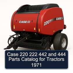 1971 Case 220 222 442 444 Tractors Parts Catalog PDF