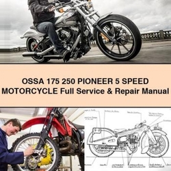 Keeway Speed Ossa 175 250 Pioneer 5 Motorcycle Service Repair Workshop Manual PDF
