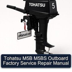 Tohatsu M5B M5BS Outboard Service Repair Workshop Manual PDF