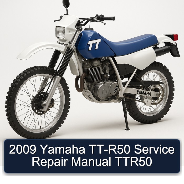2009 Yamaha TT Models TT-R50 TTR50 Service Repair Workshop Manual PDF