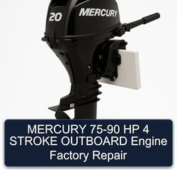 1975-1990 Mercury HP 4 Stroke Outboard Engine Service Repair Workshop Manual PDF