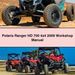 2009 Polaris Ranger HD 700 4x4 Service Repair Workshop Manual PDF