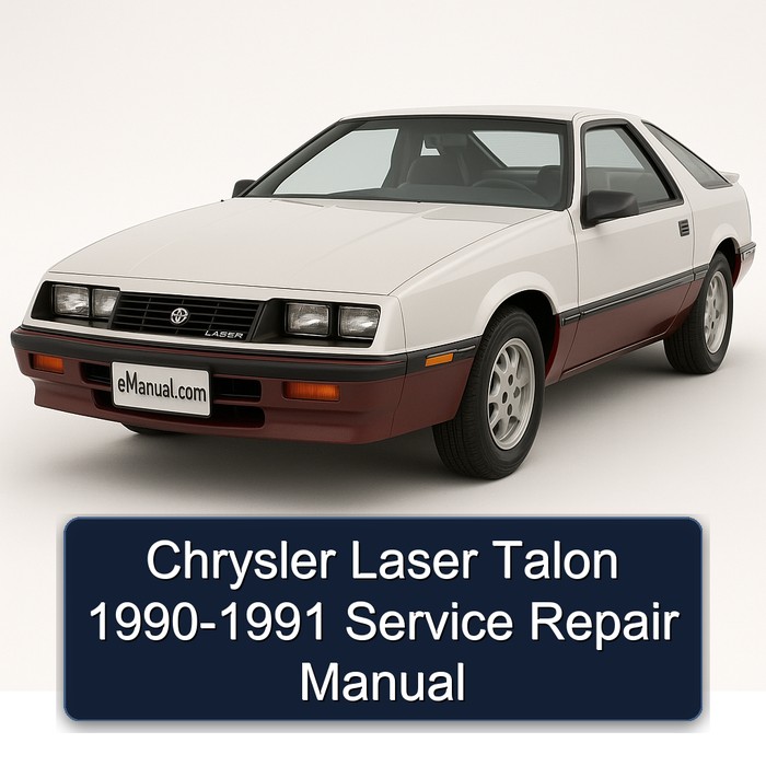1990-1991 Chrysler Laser Talon Service Repair Workshop Manual PDF