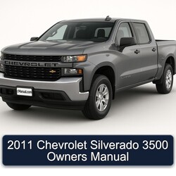 2011 Chevrolet Silverado 3500 Owners Owner's Manual PDF