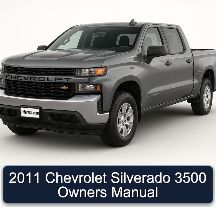 2011 Chevrolet Silverado 3500 Owners Owner's Manual PDF