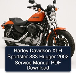 2002 Harley Davidson Sportster XLH 883 Hugger Service Repair Workshop Manual PDF