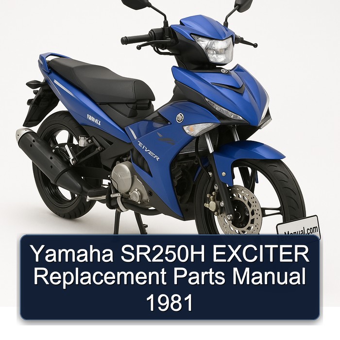 1981 Yamaha Exciter SR250H Replacement Parts Catalog PDF