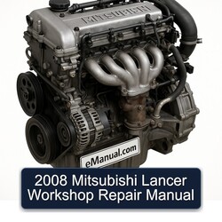 2008 Mitsubishi Lancer Service Repair Workshop Manual PDF