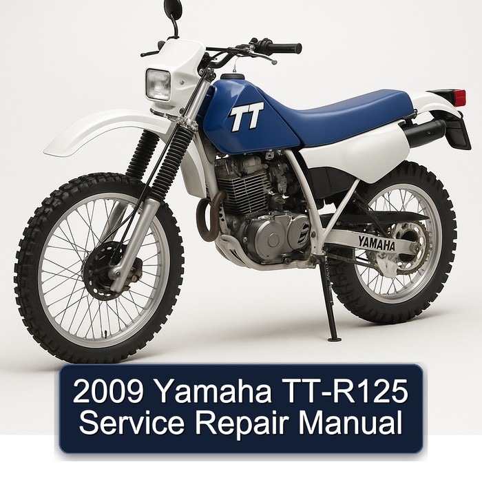 2009 Yamaha TT Models TT-R125 Service Repair Workshop Manual PDF