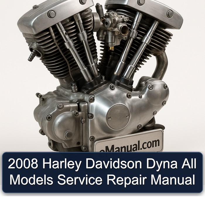 2008 Harley Davidson Model F Dyna All Models Service Repair Workshop Manual PDF