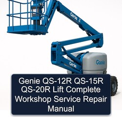 Genie QS-12R QS-15R QS-20R Lift Service Repair Workshop Manual PDF