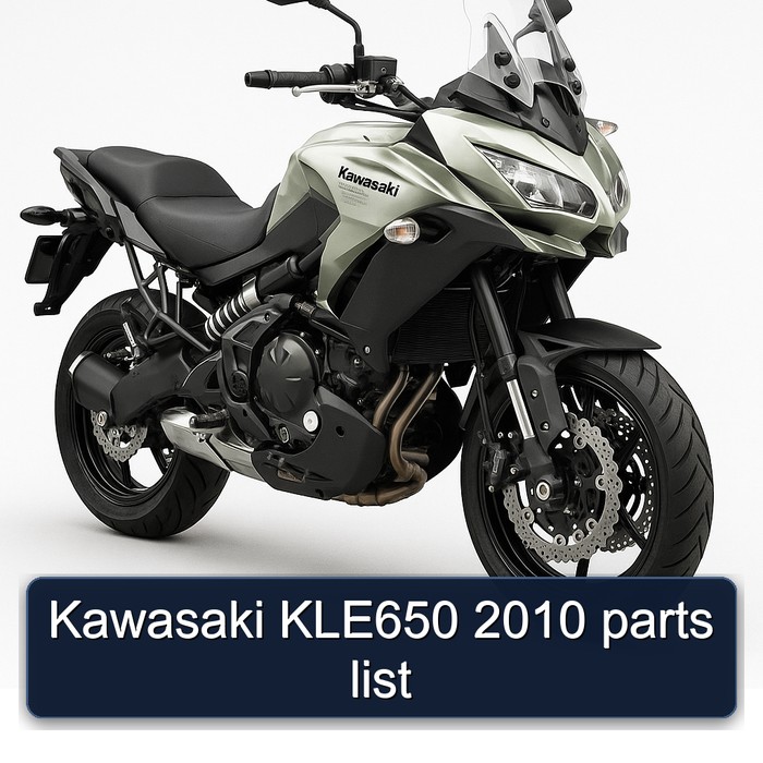 2010 Kawasaki Versys KLE650 Parts Catalog PDF