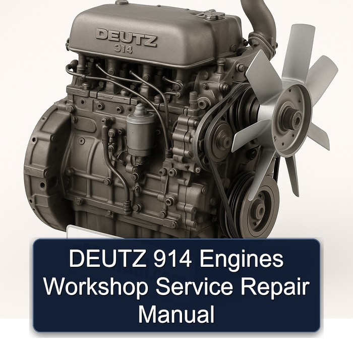 Deutz 914 Engines Service Repair Workshop Manual PDF