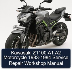 1983-1984 Kawasaki Z1100 A1 A2 Motorcycle Service Repair Workshop Manual PDF