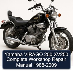 1988-2009 Yamaha Virago 250 XV250 Service Repair Workshop Manual PDF