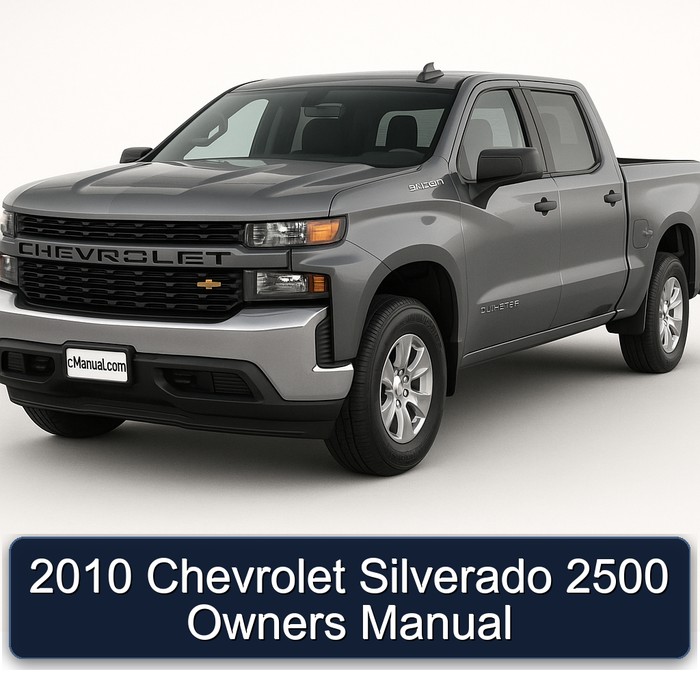 2010 Chevrolet Silverado 2500 Owners Owner's Manual PDF