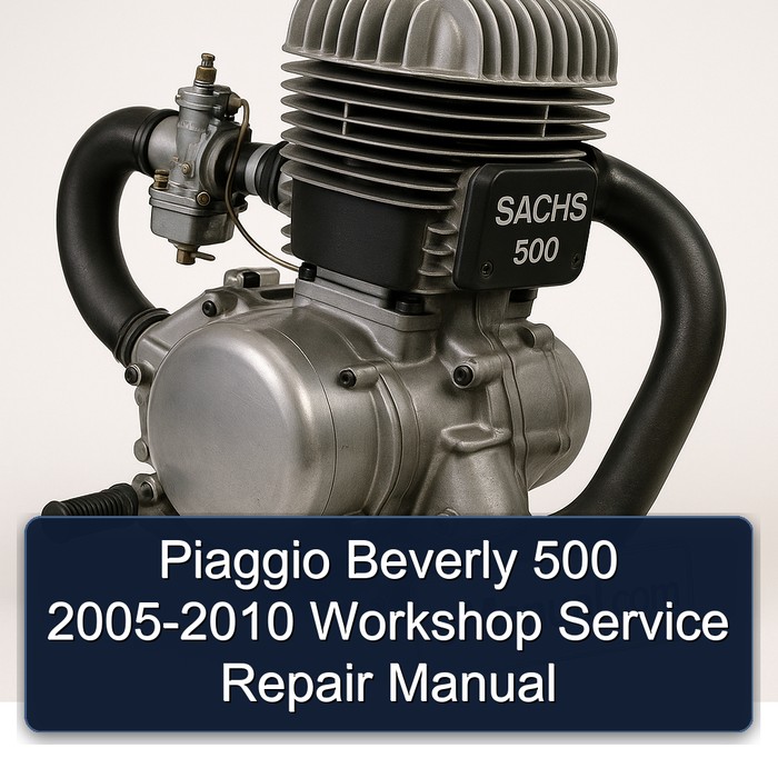 2005-2010 Piaggio Beverly 500 Service Repair Workshop Manual PDF