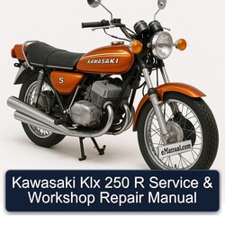 Kawasaki KLX Series 250 R Service Repair Workshop Manual PDF