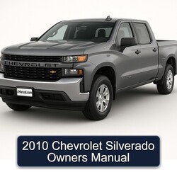2010 Chevrolet Silverado Owners Owner's Manual PDF
