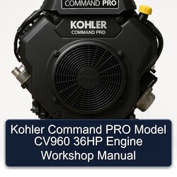 Kohler Command PRO Model CV960 36HP Engine Workshop Manual 