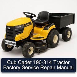Cub Cadet 190-314 Tractor Service Repair Workshop Manual PDF