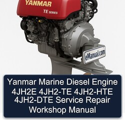 Yanmar Marine Diesel Engine 4jh2e 4JH2-TE 4JH2-HTE 4JH2-DTE Service Repair Workshop Manual PDF