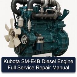 Kubota SM-E4B Diesel Engine Service Repair Workshop Manual PDF