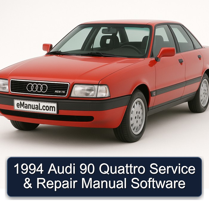 1994 Audi 90 Quattro Software Service Repair Workshop Manual PDF
